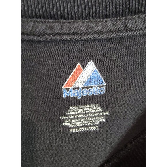 Majestic St Louis Cardinals Black T Shirt Men’s 2XL 2011 WS Champions - Picture 3 of 3